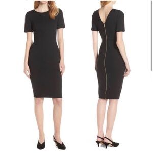 Ali & Jay Zip Back black Sheath Dress size small